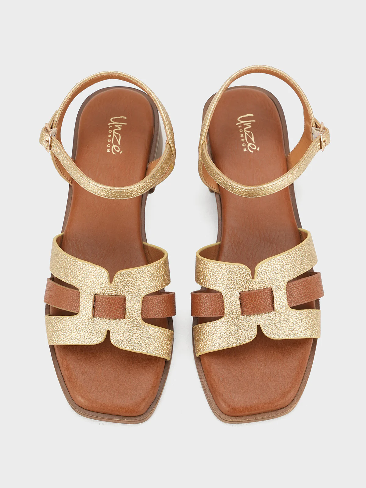 Women "CELYSE" Buckle Block Heel Sandals - Image 9