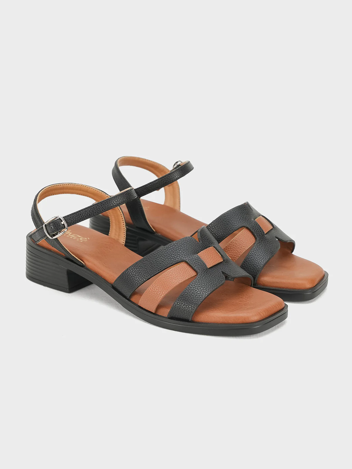 Women "CELYSE" Buckle Block Heel Sandals - Image 2