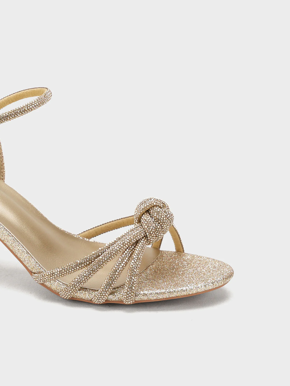 Women "CERIA" Glossy High Heel Sandals - Image 4
