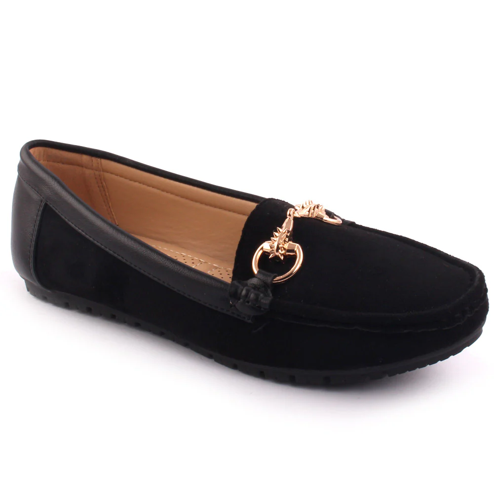 Women ‘Ciara’ Metal Detail Flat Moccasins