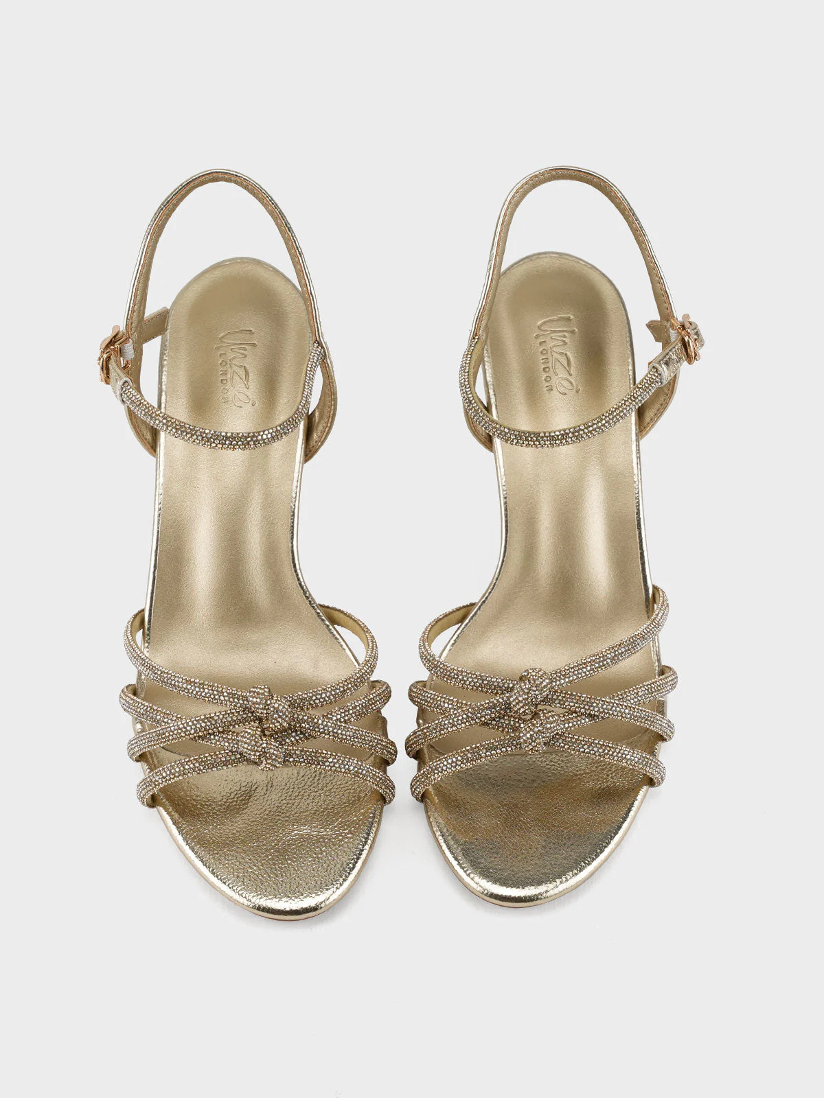 Women "CIRILA" Shimmery Backstrap Sandals - Image 5
