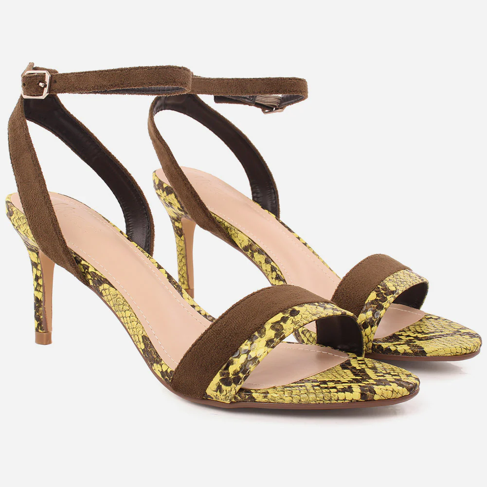 Women "Connie" Casual Suede Sandals With Buckle Fastening - Image 2