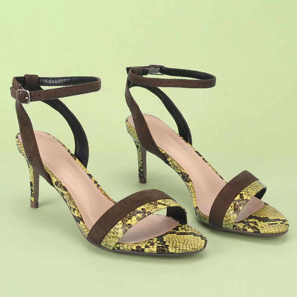 Women "Connie" Casual Suede Sandals With Buckle Fastening - Image 6
