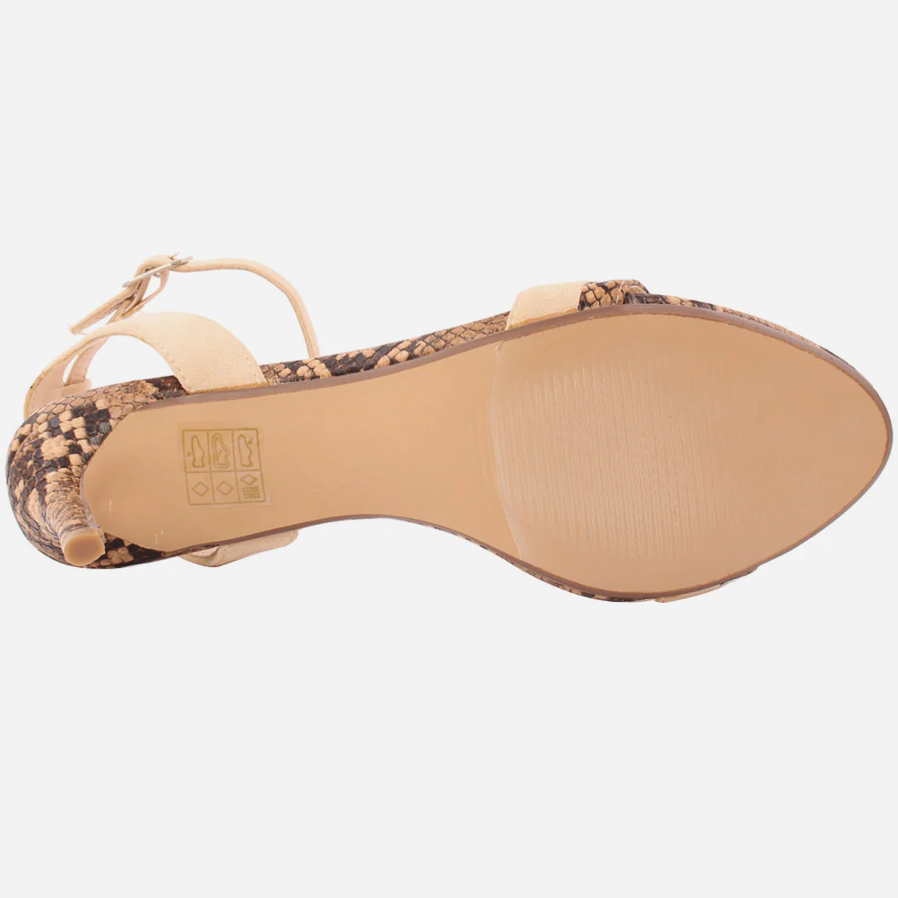 Women "Connie" Casual Suede Sandals With Buckle Fastening - Image 5