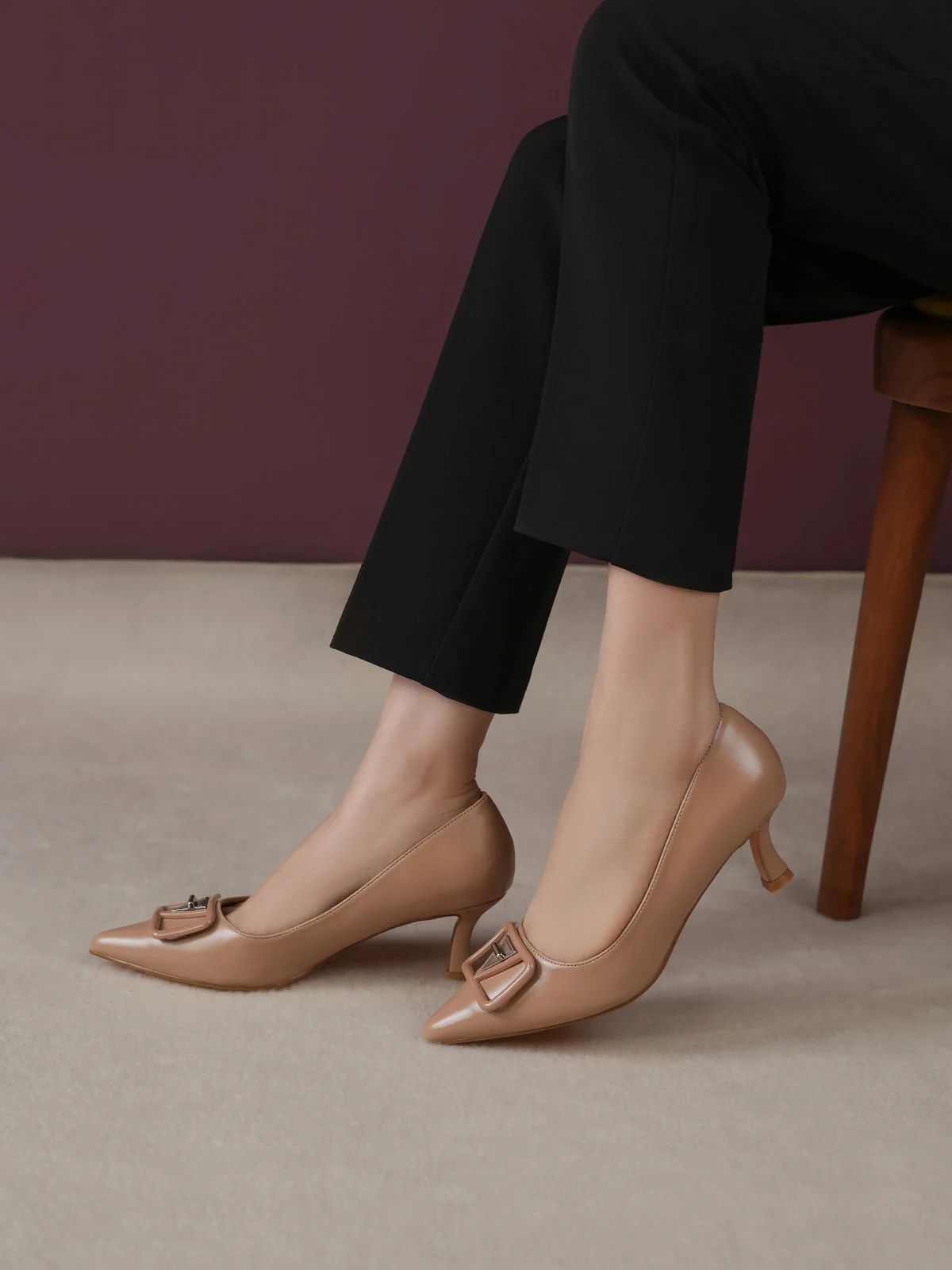 Women "CORD" Perfect Court Shoes - Image 3