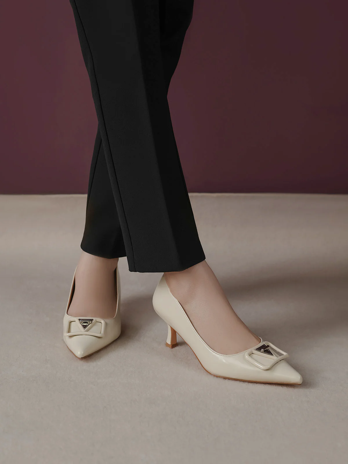 Women "CORD" Perfect Court Shoes - Image 3