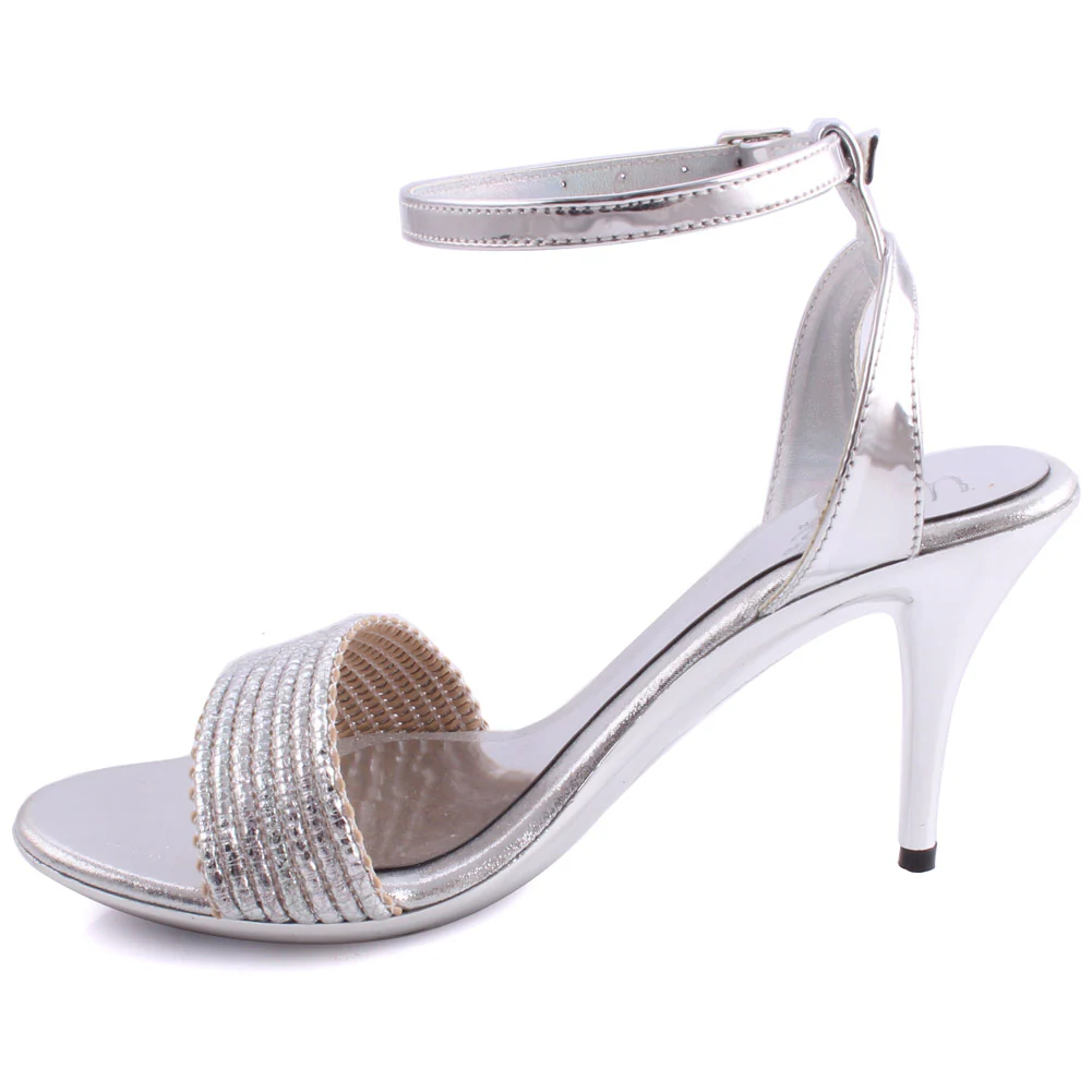 Women “Darcey” Ankle Strap Open Toe Heel Sandals - Image 3