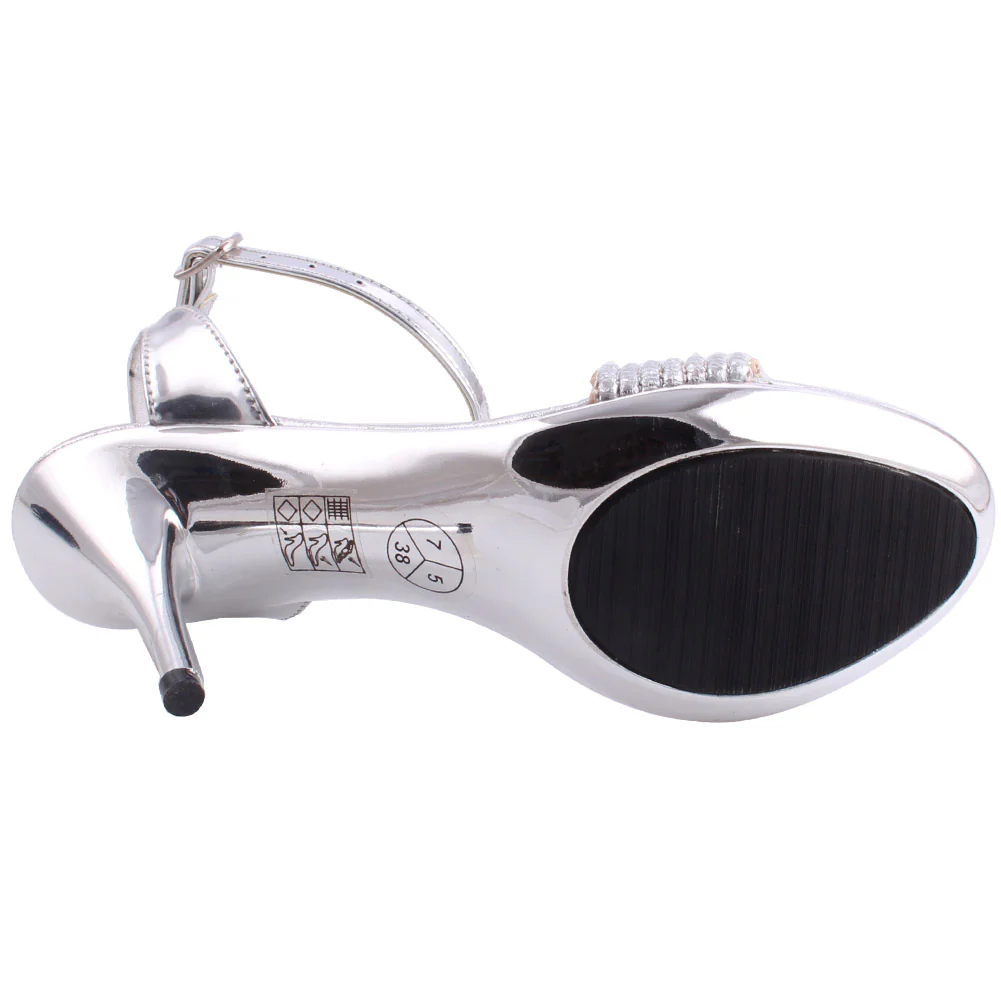 Women “Darcey” Ankle Strap Open Toe Heel Sandals - Image 5