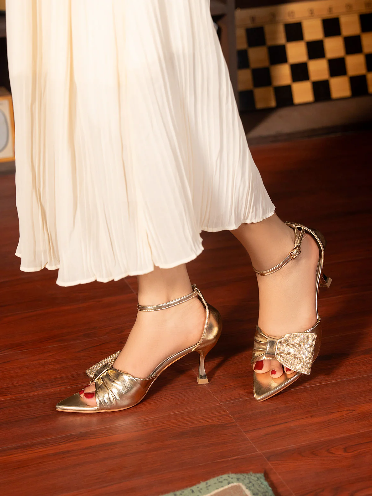 Women "DECLAN" Fancy Buckle Sandals - Image 6