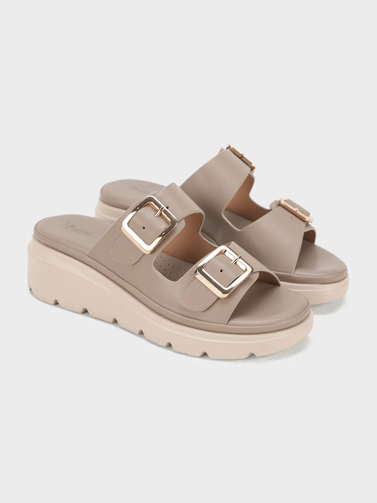 Women "DELIL" Wedge Comfort Slippers - Image 3