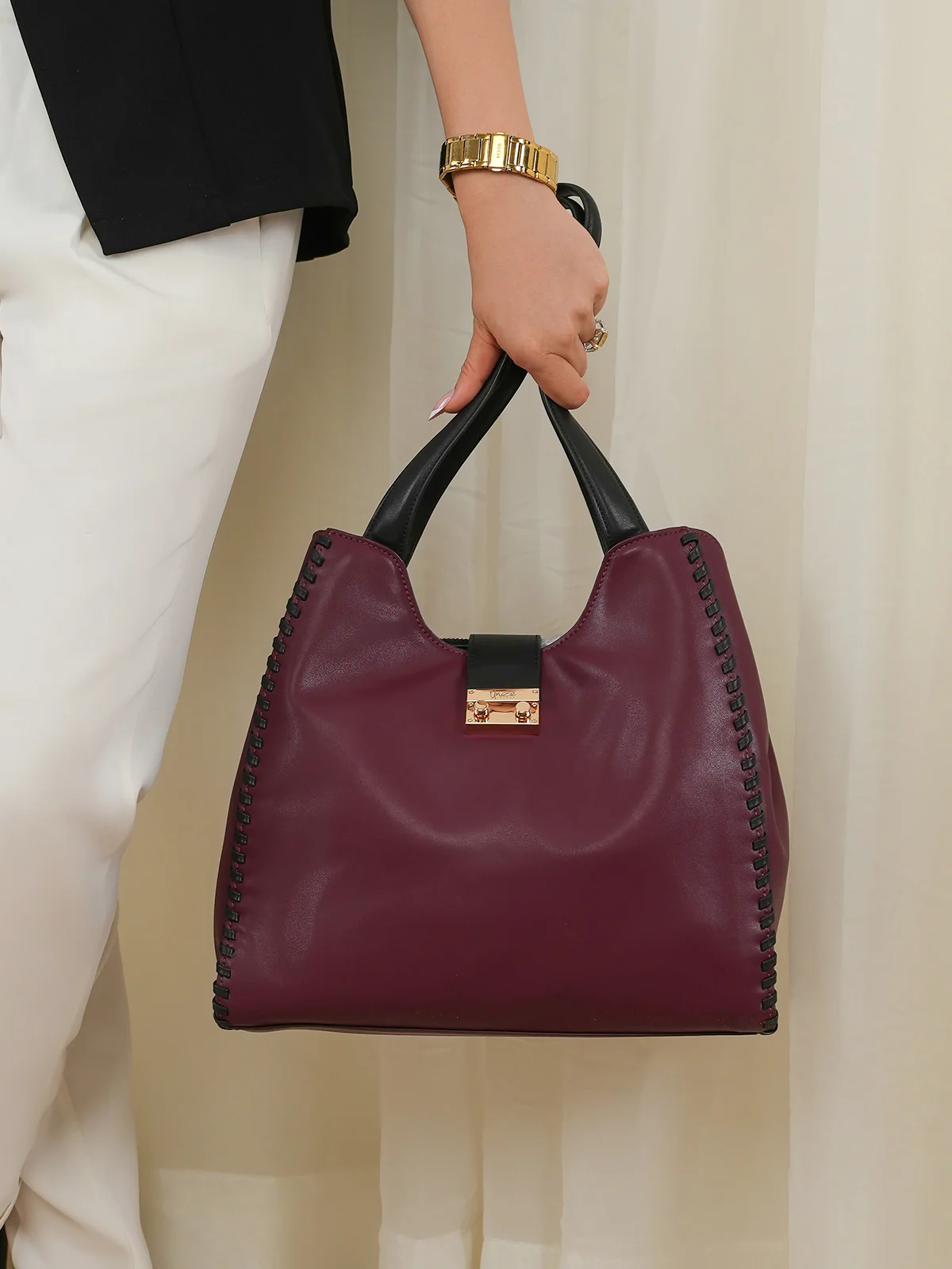 Women "DENZEL" Stylishand Light Handbag - Image 10