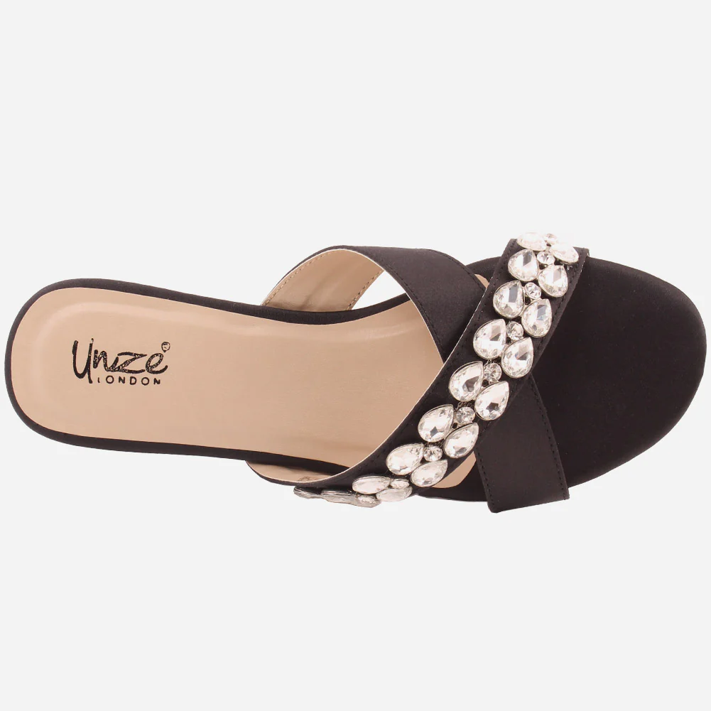 Women "DIANA"Casaual Diamantes Slippers - Image 4
