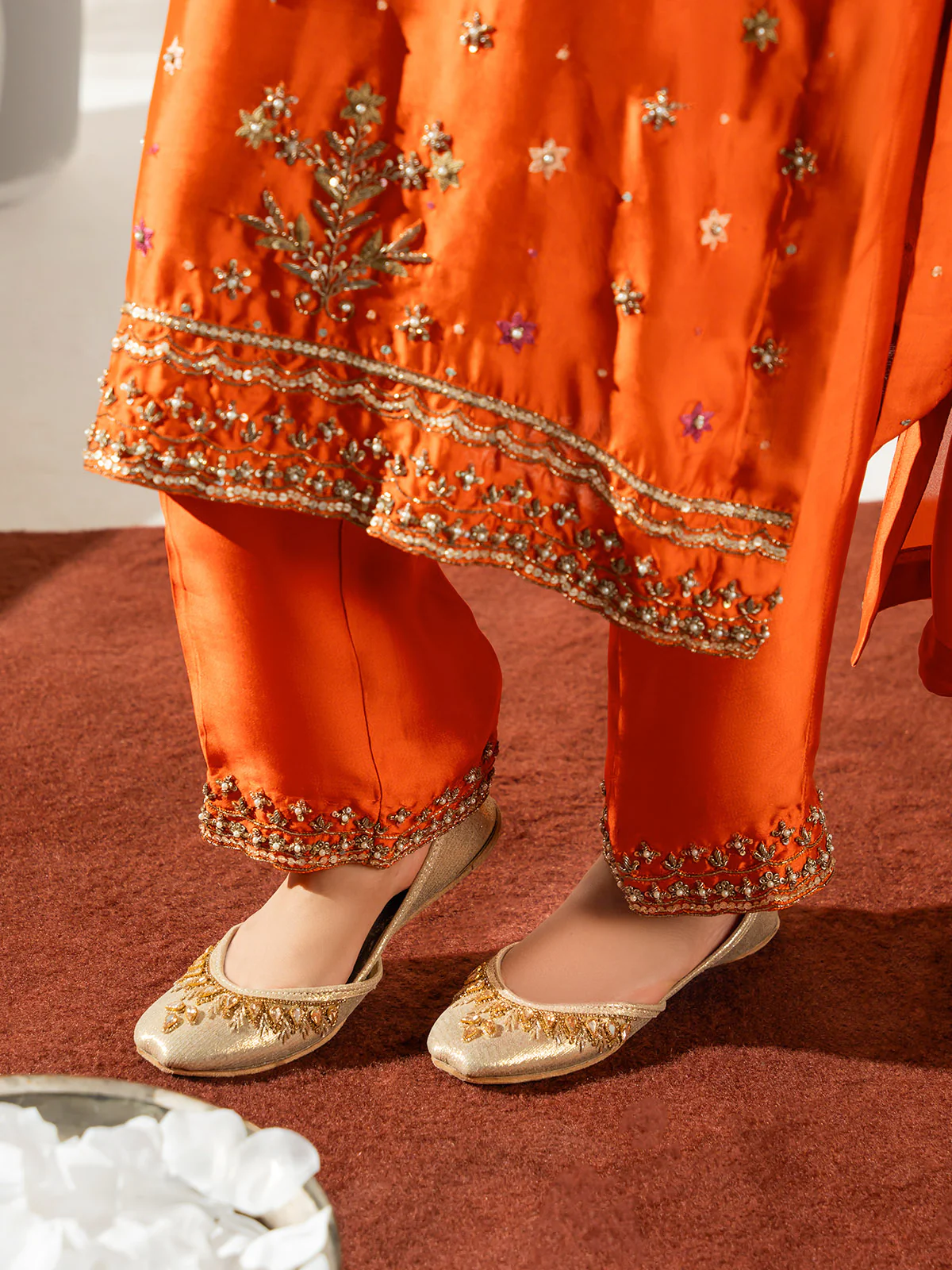 Women "DOMINY" Comfort Handcrafted Khussa - Image 3