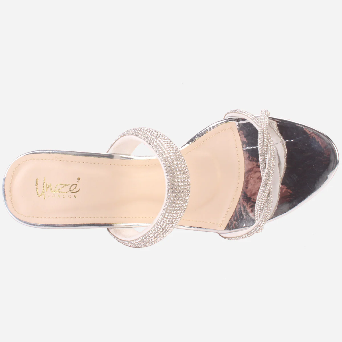 Women "EDEN" Party Wear Slip On Sandals - Image 4