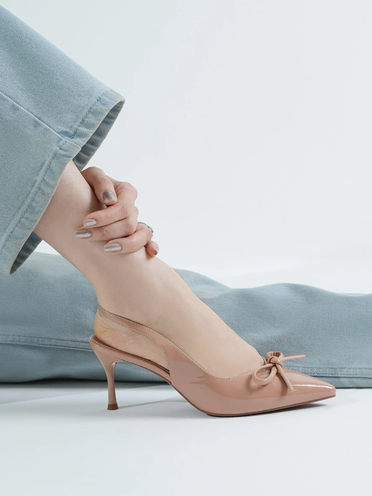 Women "ELAINE" Pointed Toe Sandals - Image 6