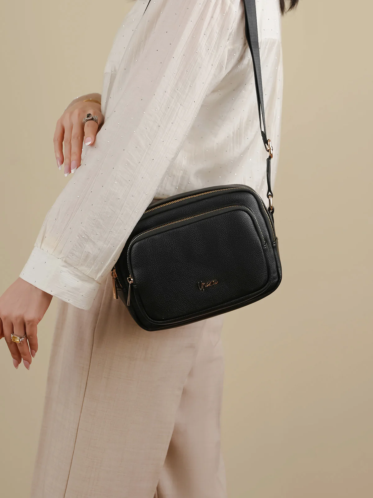 Women "ELINOR" Easy to Wear Crossbody Bag - Image 3