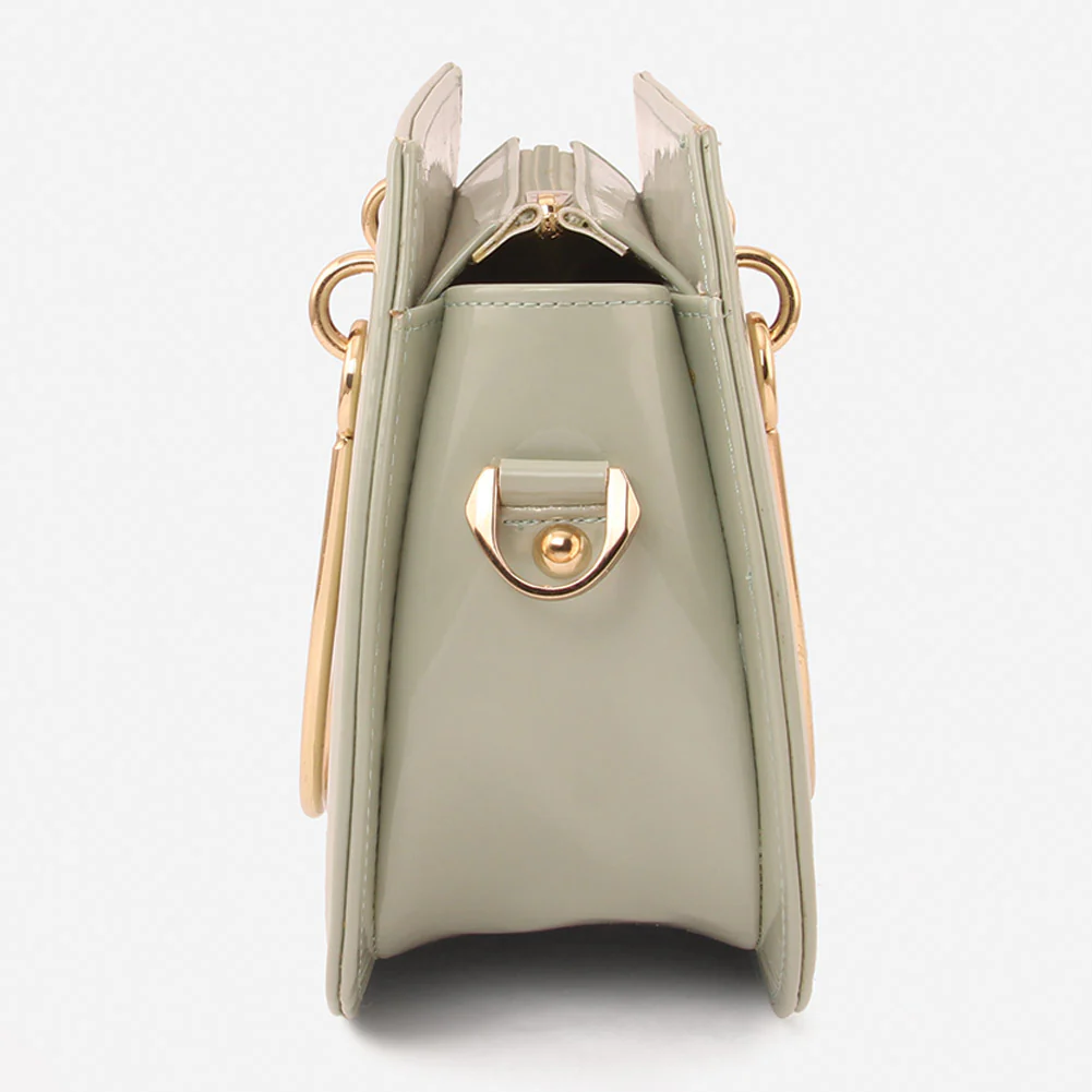 Women "EMENE" Top Metal Handle Shoulder Bag - Image 2