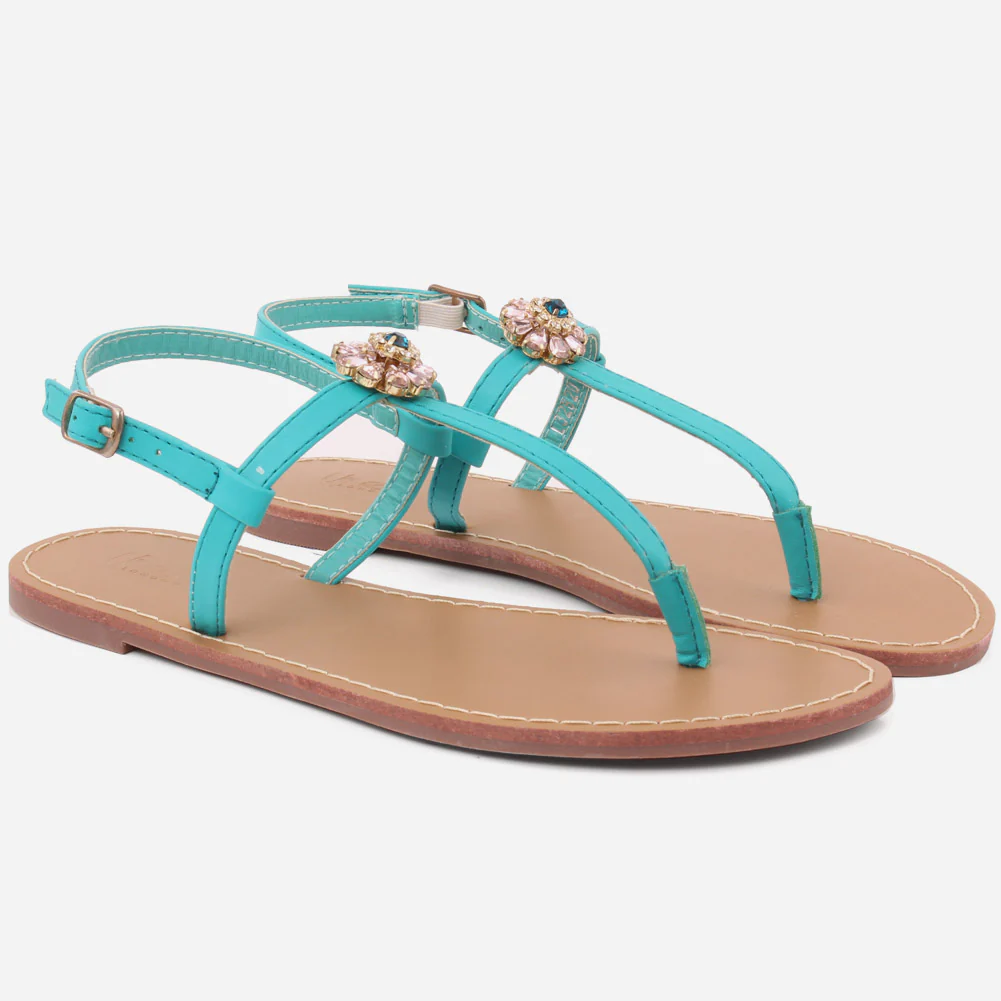 Women "EMMA" Wide Fit Flat Sandals - Image 2