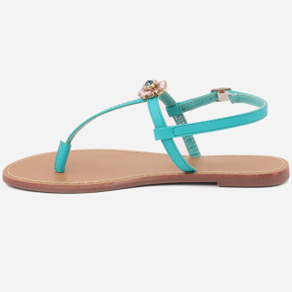 Women "EMMA" Wide Fit Flat Sandals - Image 3