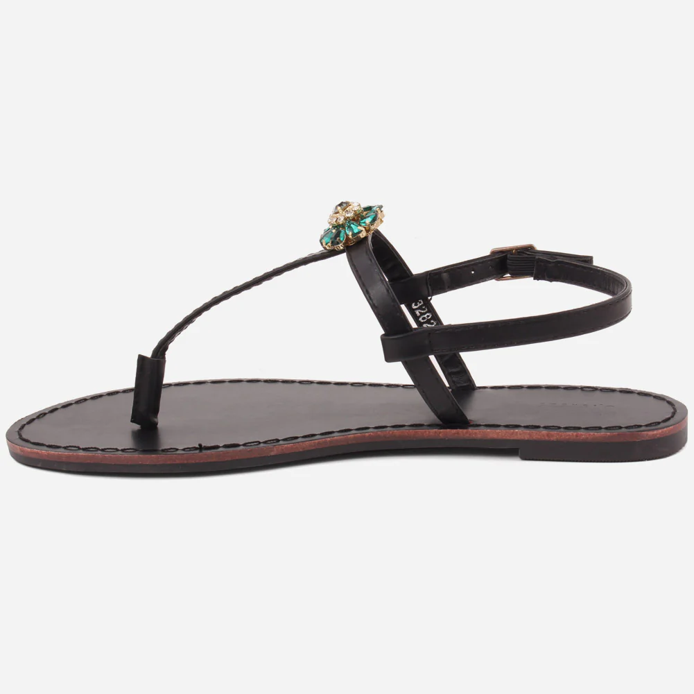 Women "EMMA" Wide Fit Flat Sandals - Image 3
