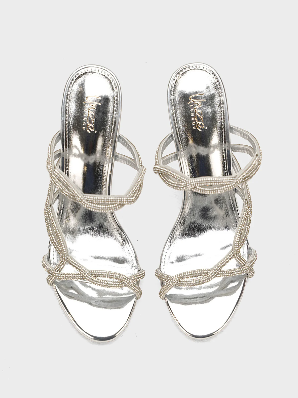 Women "ENZO" Fancy Wedding Heel Sandals - Image 6