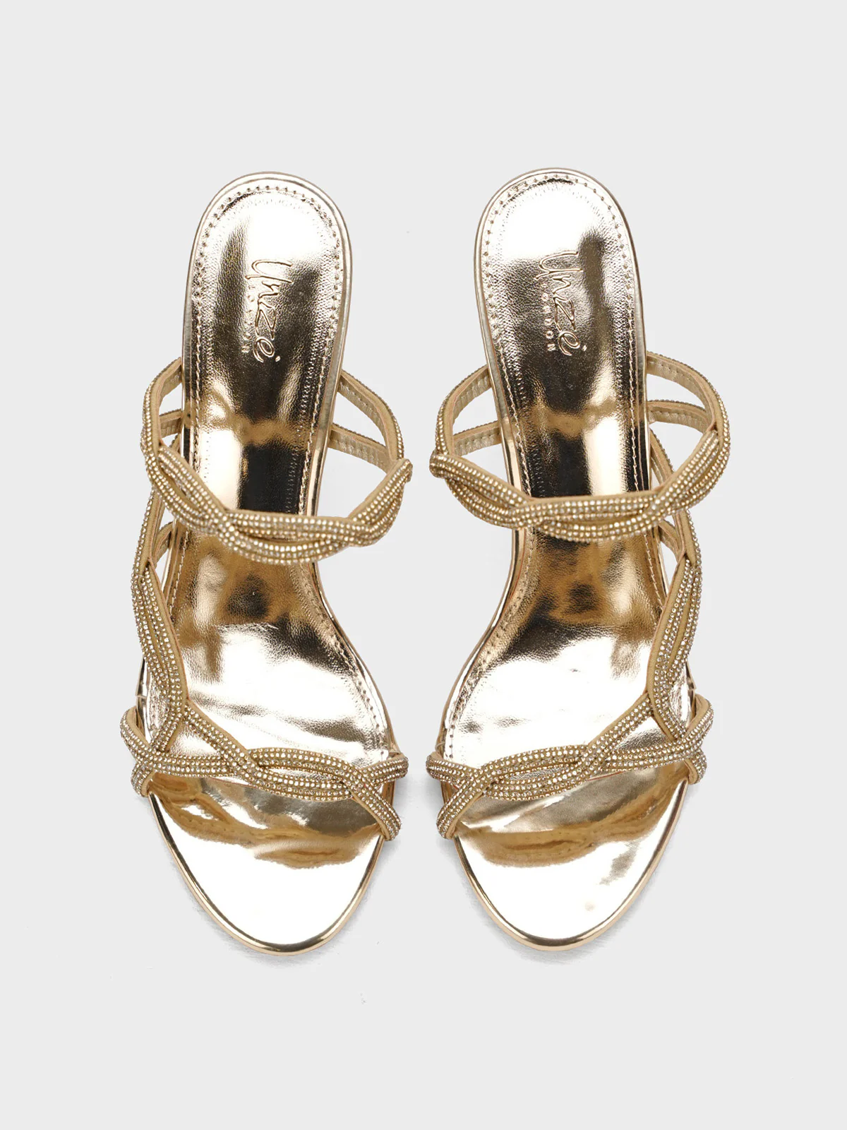 Women "ENZO" Fancy Wedding Heel Sandals - Image 6