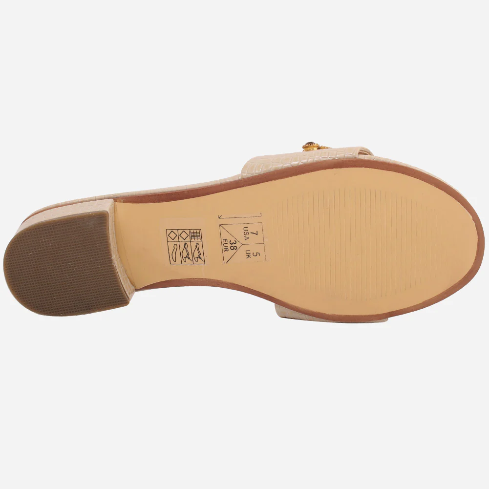 Women "EVELYN" Block Heel Slippers - Image 5