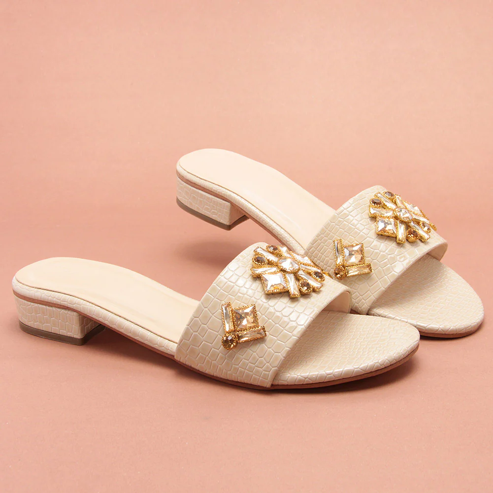 Women "EVELYN" Block Heel Slippers - Image 6