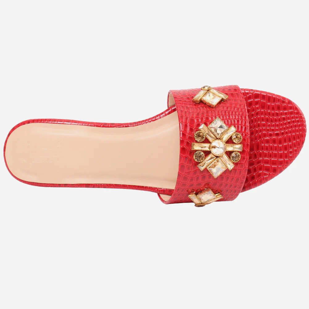 Women "EVELYN" Block Heel Slippers - Image 4