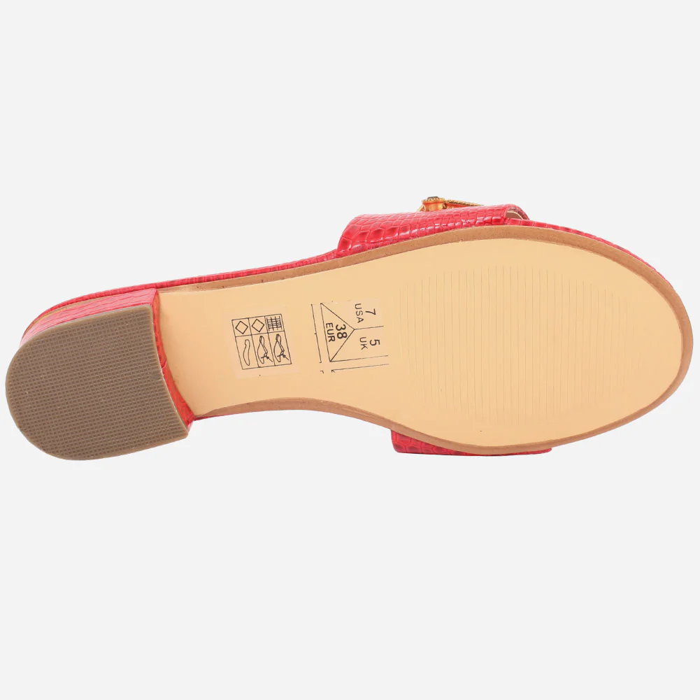 Women "EVELYN" Block Heel Slippers - Image 5