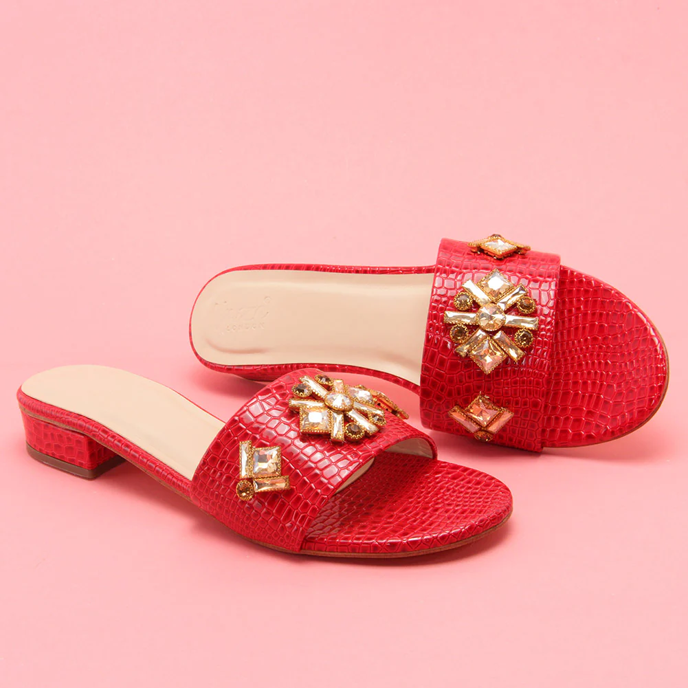 Women "EVELYN" Block Heel Slippers - Image 6