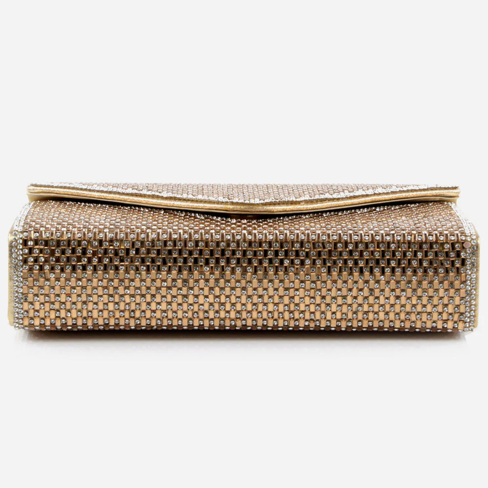 Women Evening Clutch Bag Wedding Handbag Prom Purse Sparkly Flap Over Party Bags Diamante Birthday Gifts for Her - Image 2