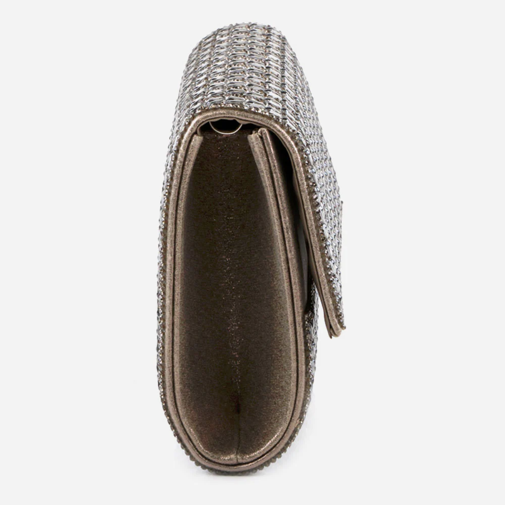 Women Evening Clutch Bag Wedding Handbag Prom Purse Sparkly Flap Over Party Bags Diamante Birthday Gifts for Her - Image 4