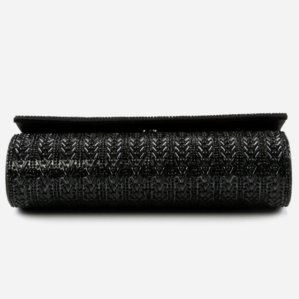 Women Evening Clutch Bag Wedding Handbag Prom Purse Sparkly Flap Over Party Bags Diamante Birthday Gifts for Her - Image 2