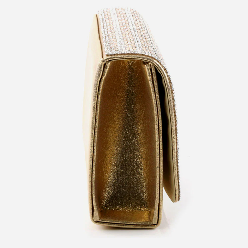 Women Evening Clutch Bag Wedding Handbag Prom Purse Sparkly Flap Over Party Bags Diamante Birthday Gifts for Her - Image 4