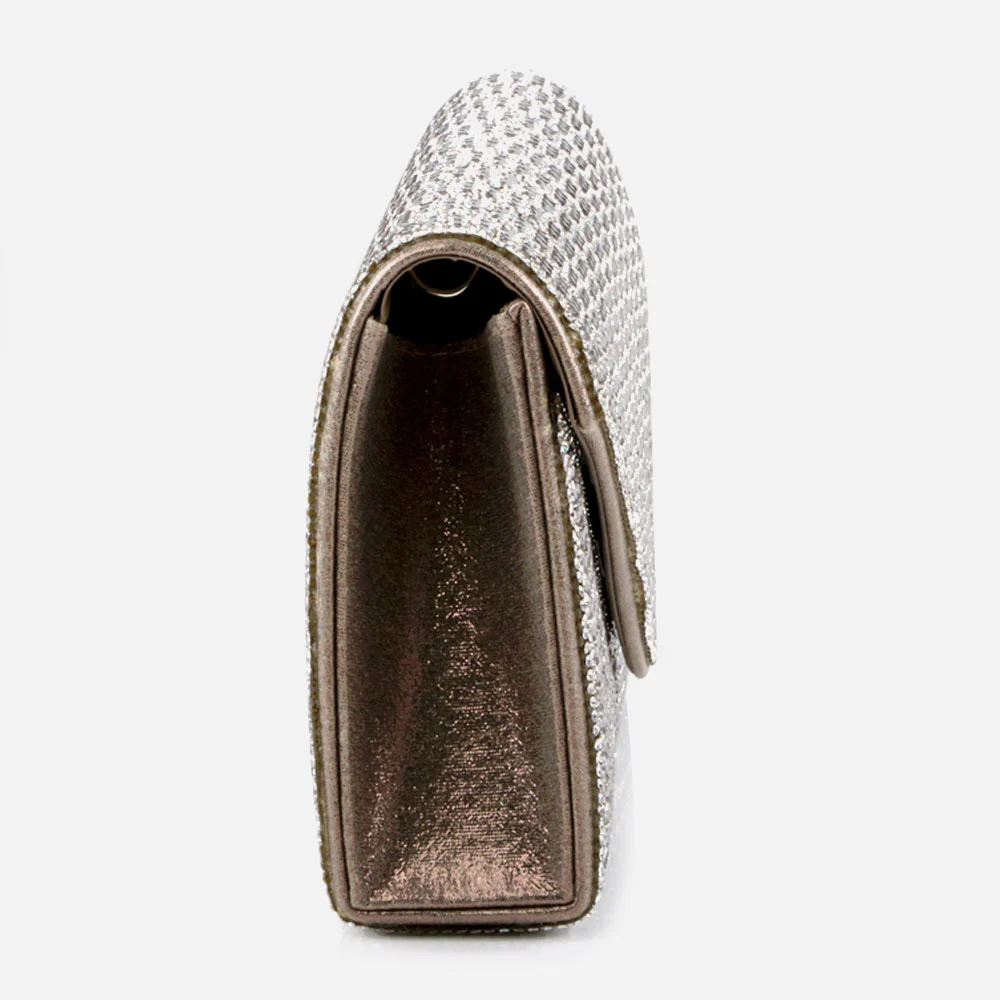 Women Evening Clutch Bag Wedding Handbag Prom Purse Sparkly Flap Over Party Bags Diamante Birthday Gifts for Her - Image 4