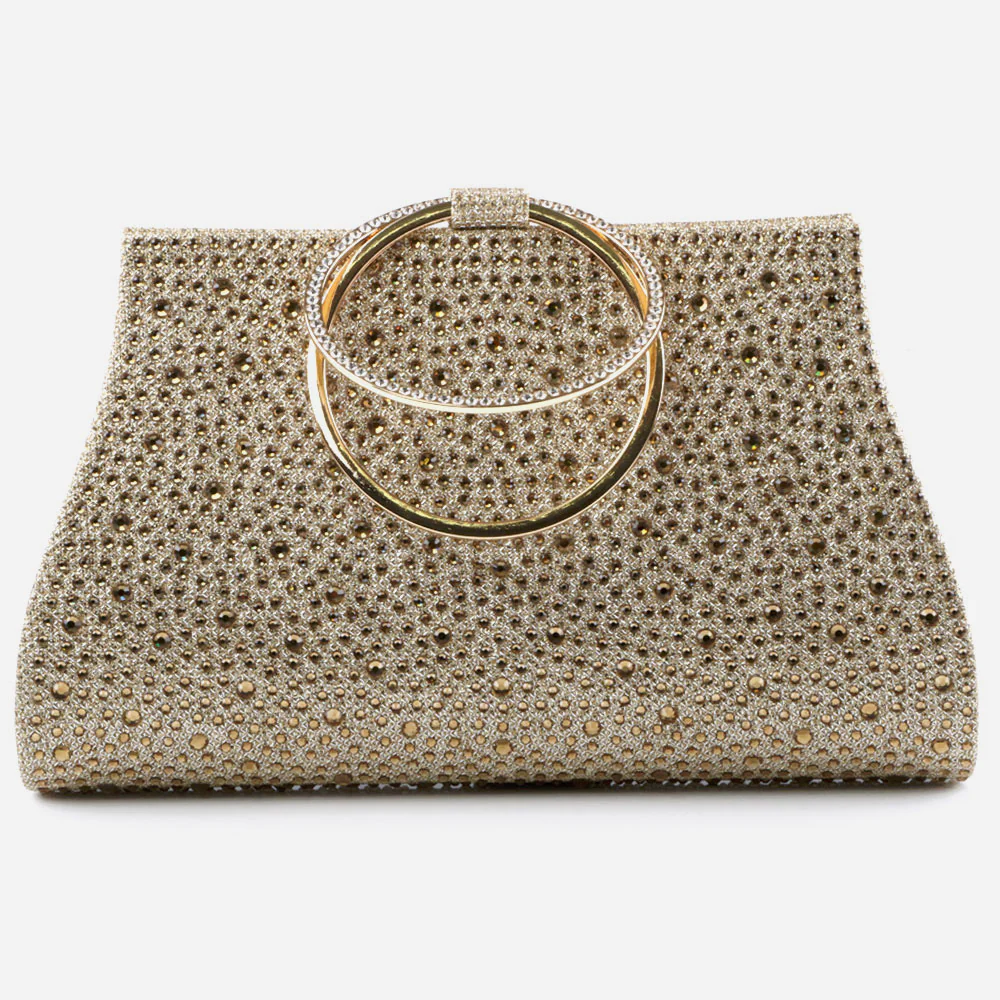 Women Evening Clutch Bag Wedding Handbag Prom Purse Sparkly Handle Carry Party Bags Diamante Birthday Gifts for Her - Image 3