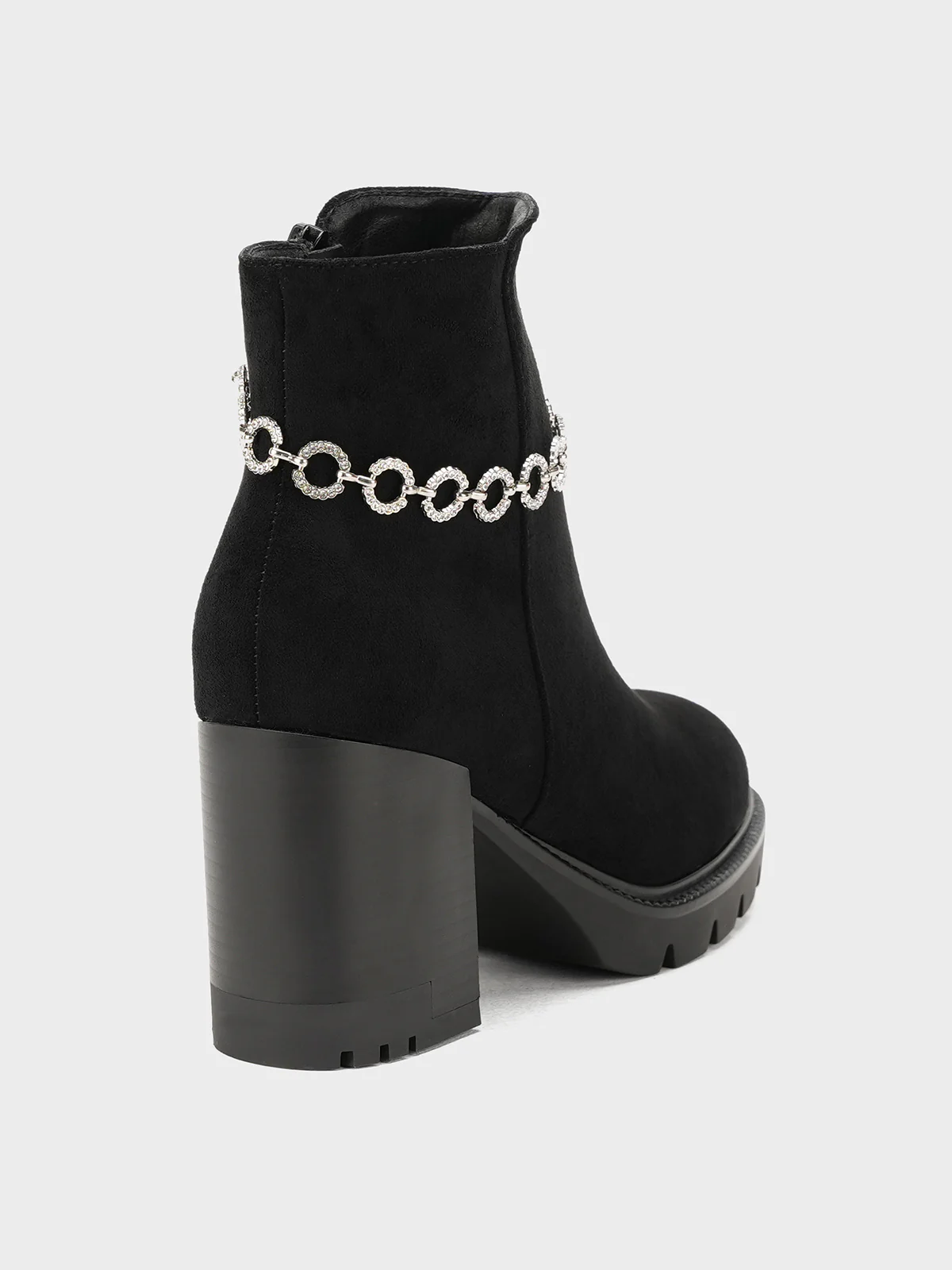 Women "FOLAMI" Stylish Chain Ankle Boots - Image 5