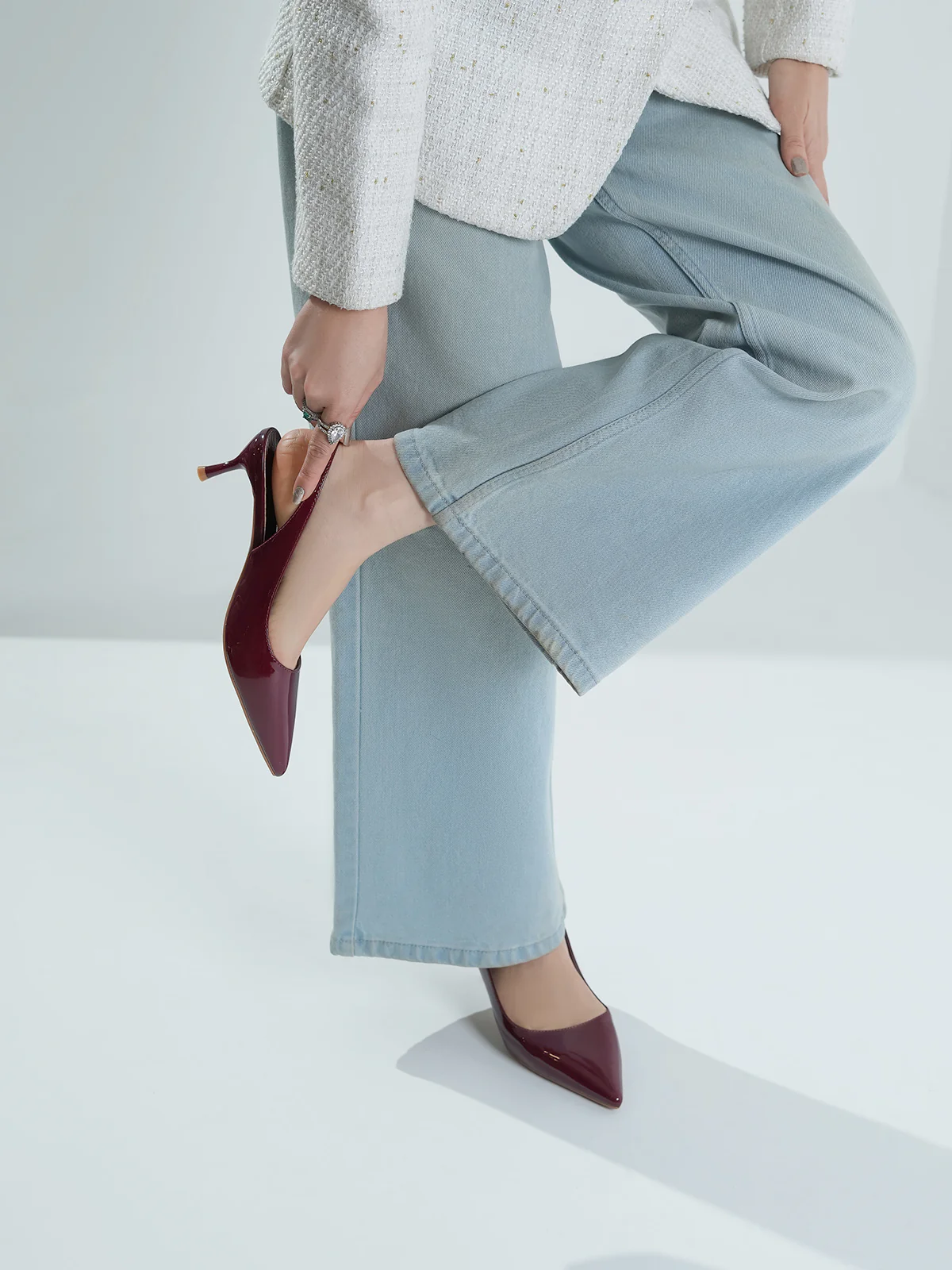 Women "GENTRY" Stylish Buckle Detail Sandals - Image 3