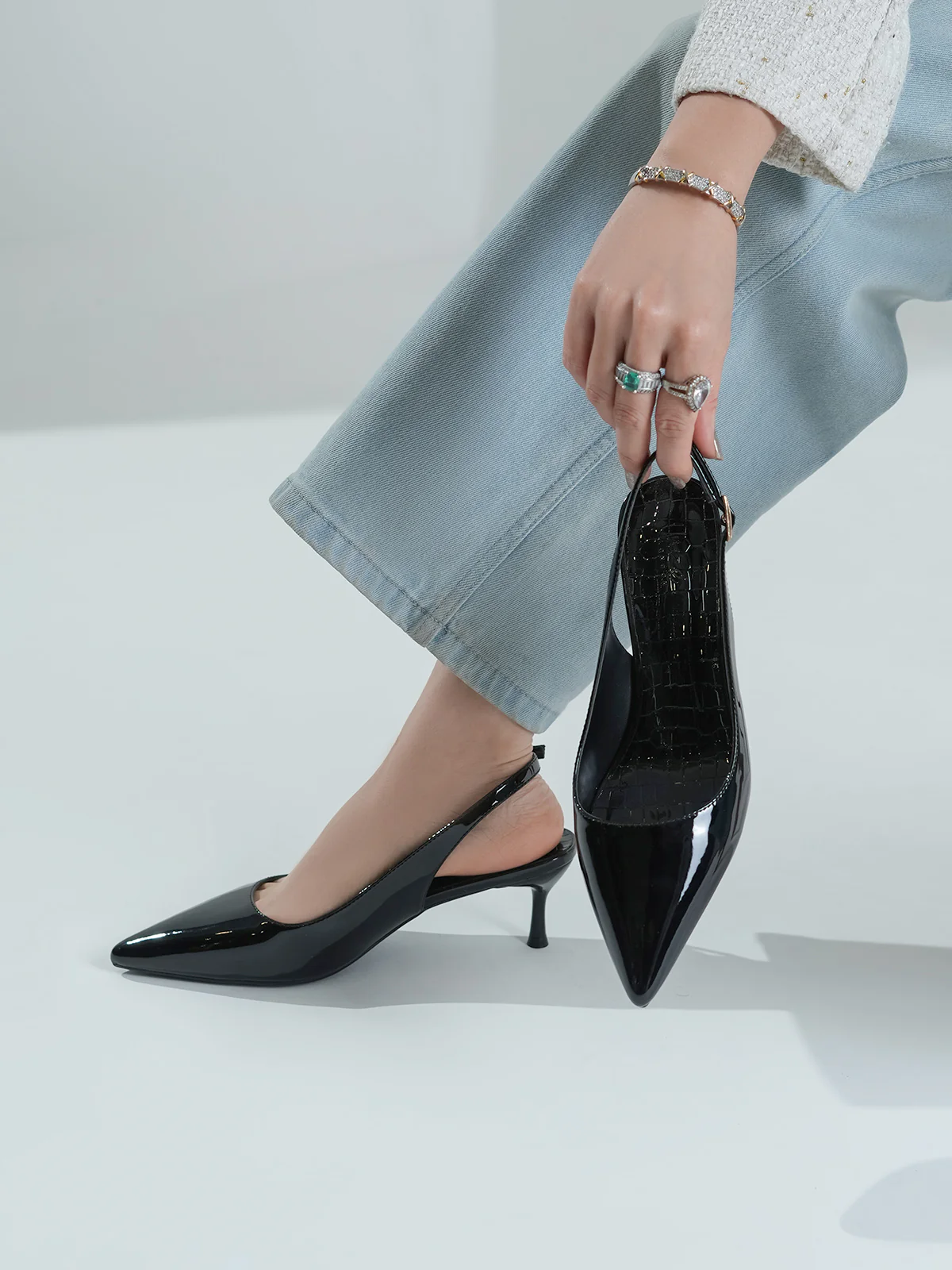 Women "GENTRY" Stylish Buckle Detail Sandals