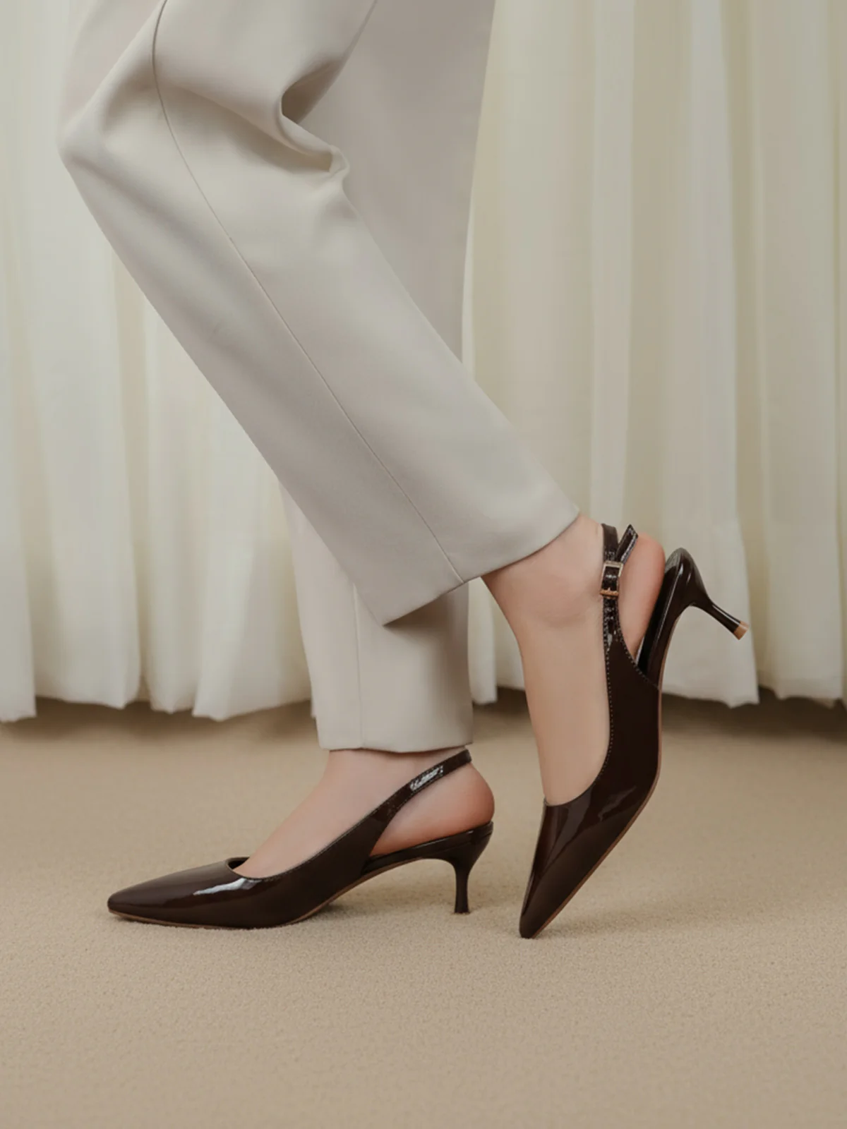 Women "GENTRY" Stylish Buckle Detail Sandals - Image 11