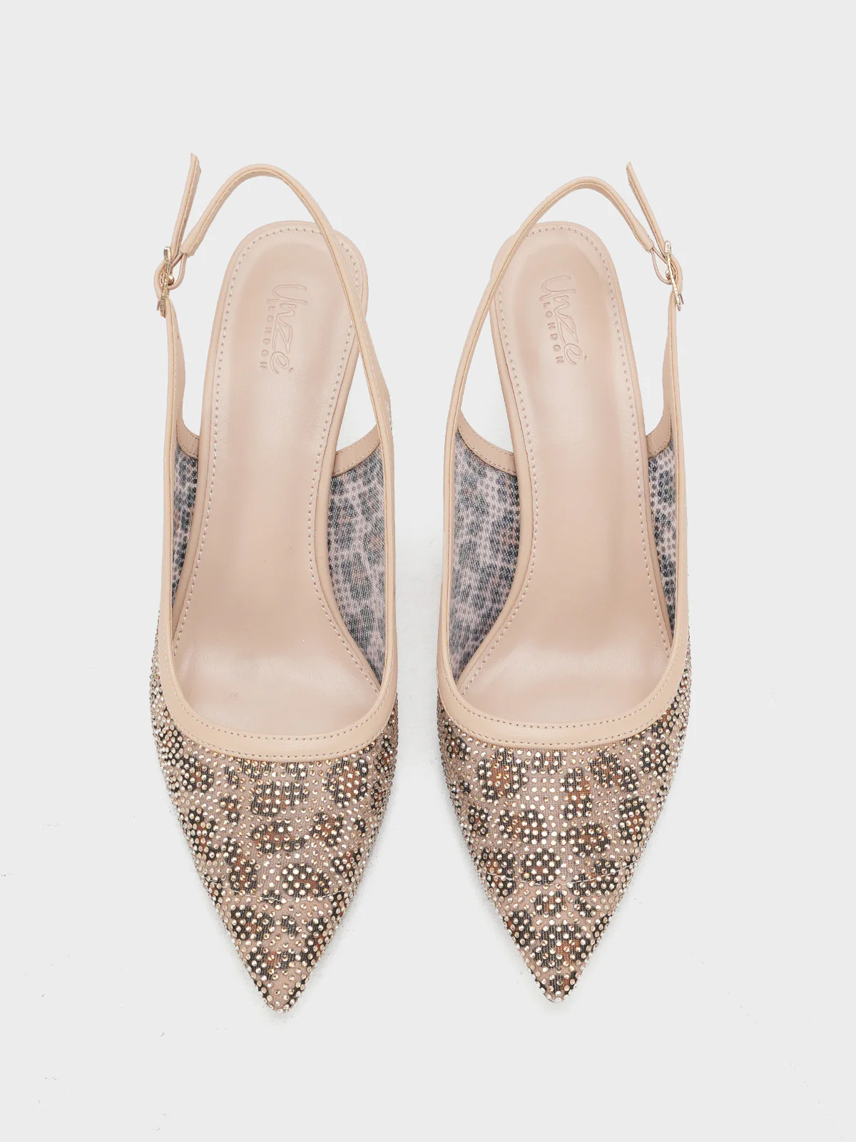 Women "GRACIE" Glamorous Touch Net Sandals - Image 9