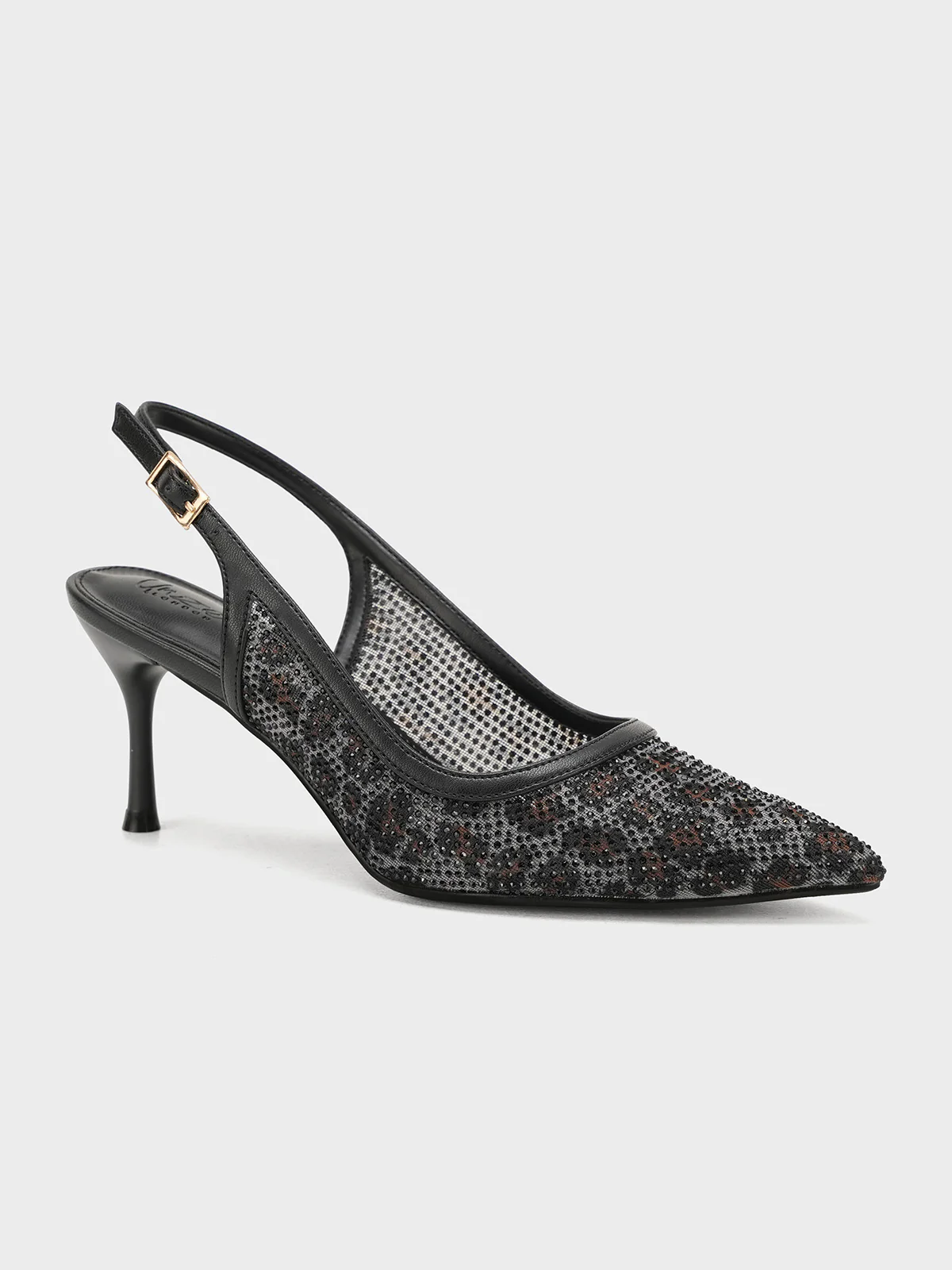 Women "GRACIE" Glamorous Touch Net Sandals - Image 2
