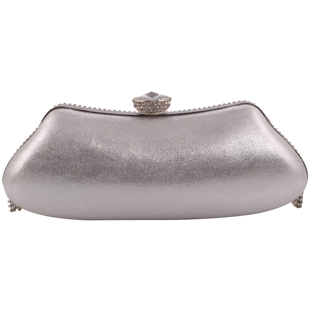 Women ‘Guilded’ Diamante Encrusted Evening Clutch Bag - Image 3