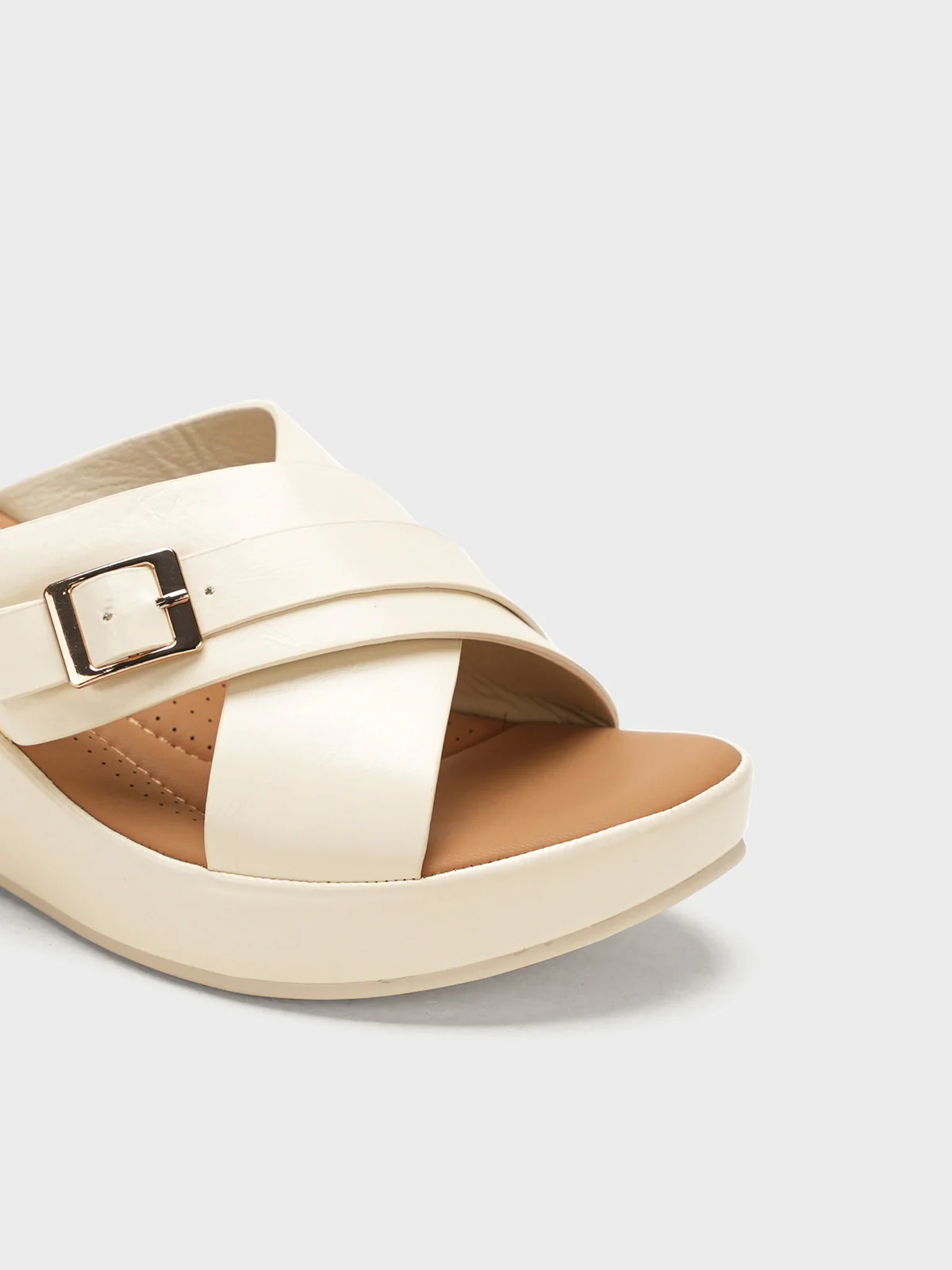 Women "HALLIE" Comfort Wedge Slippers - Image 4