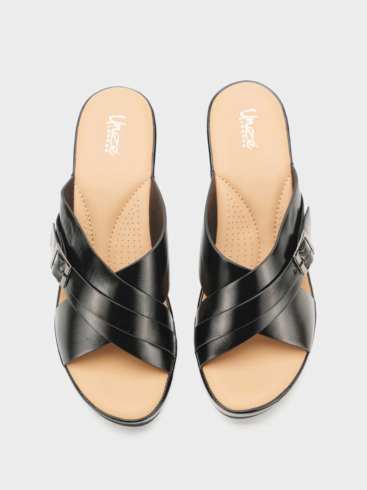 Women "HALLIE" Comfort Wedge Slippers - Image 6