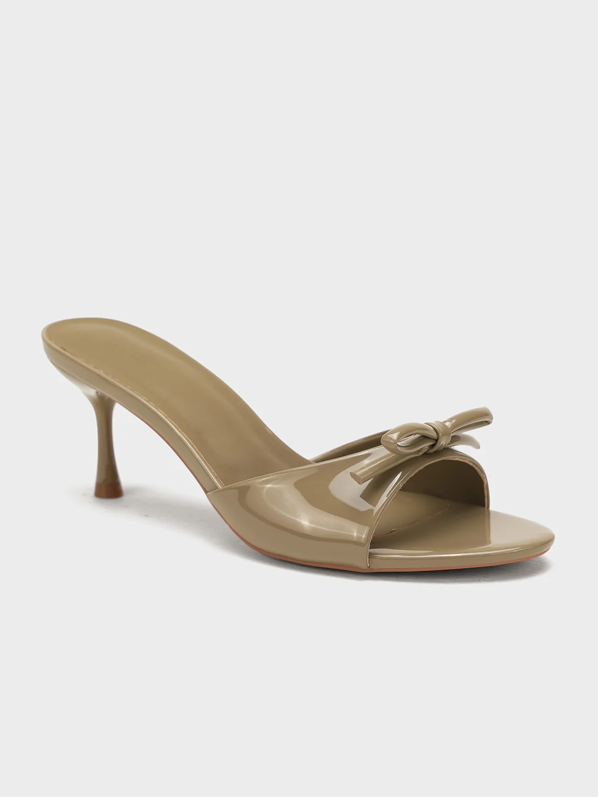 Women "HAVOC" Glossy Slip On Sandals - Image 2
