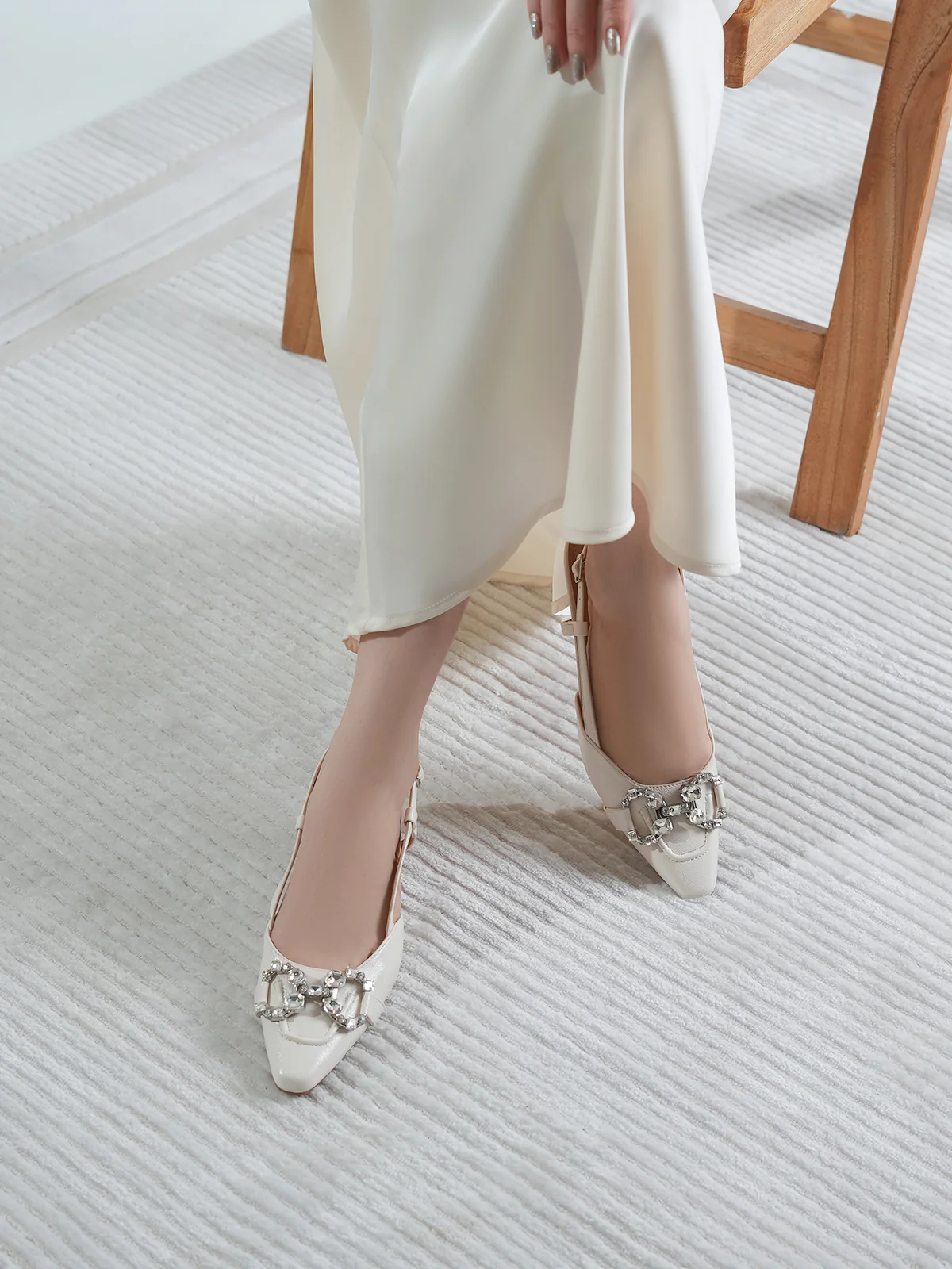 Women "HAYDN" Fancy Buckle Design Sandals