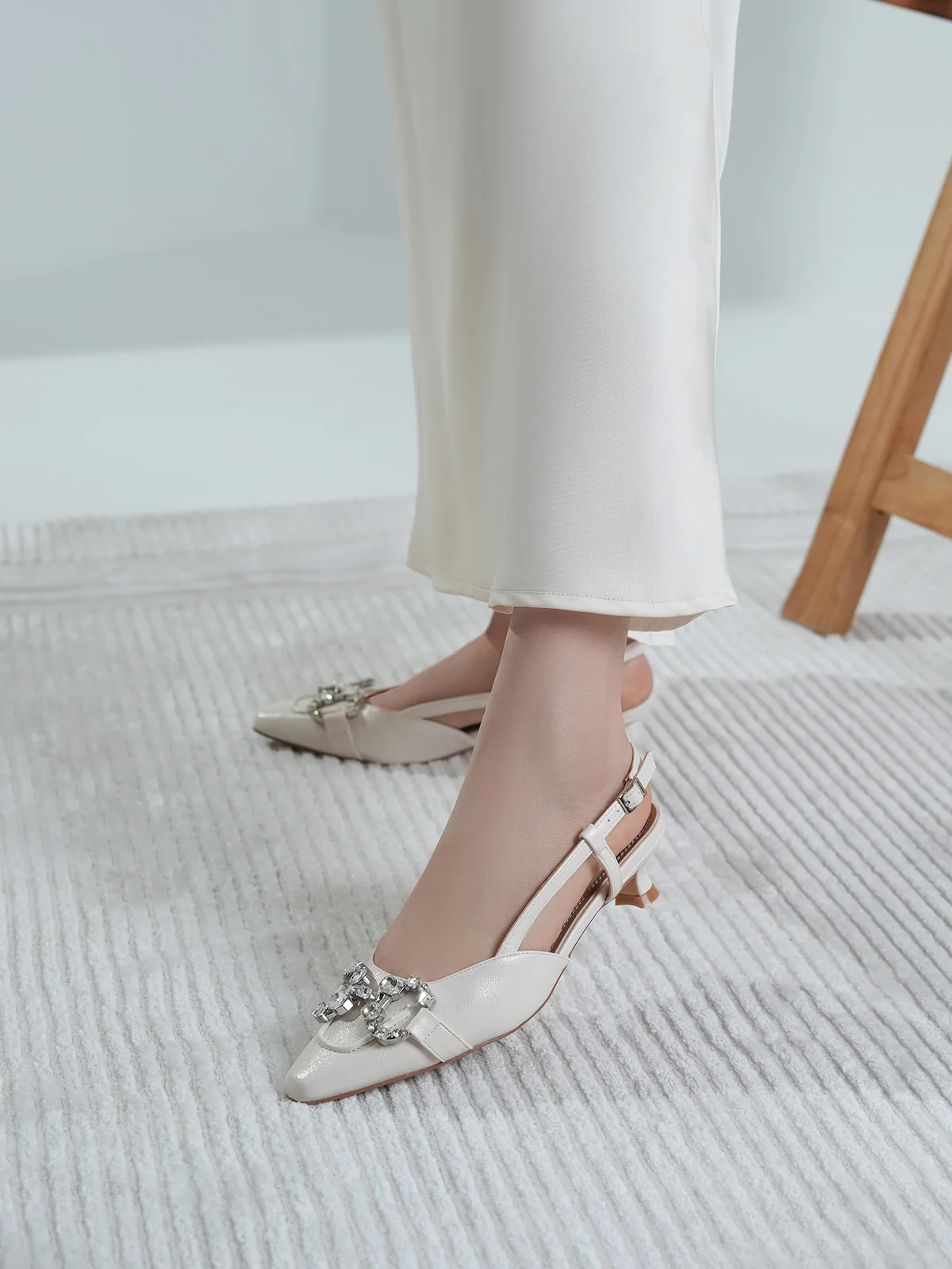 Women "HAYDN" Fancy Buckle Design Sandals - Image 3