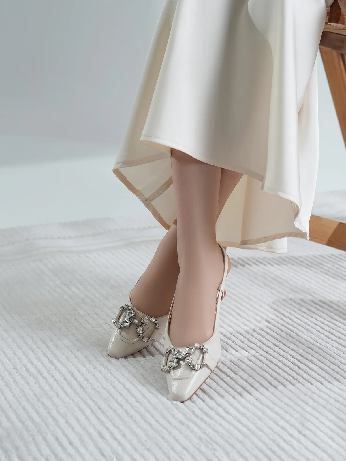 Women "HAYDN" Fancy Buckle Design Sandals - Image 6